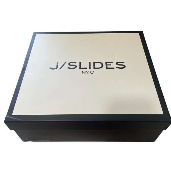 JSlides Whitney Black Suede Wedge Sneakers 7.5M New In Box Fur Streetwear Winter - Picture 3 of 8